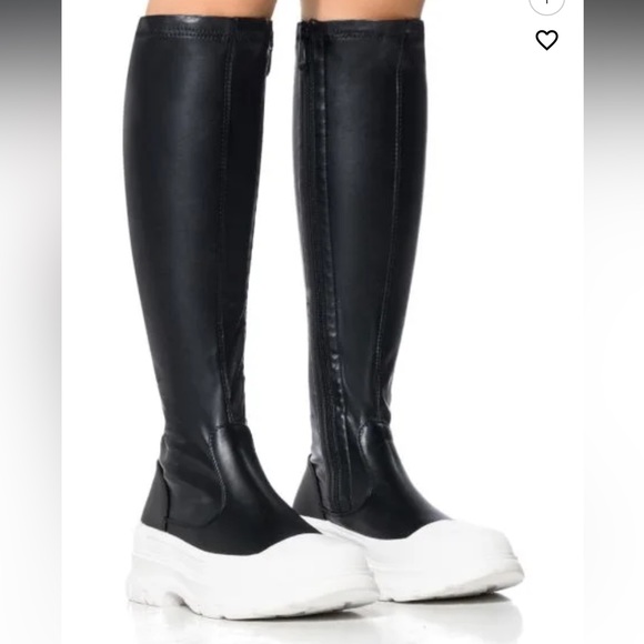 Azalea Wang platform boots and flatform boots - Picture 3 of 5